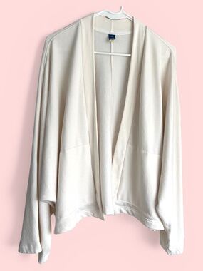 Get After It Oversized Cream Buttery Soft Open Front Cardigan Size XLT